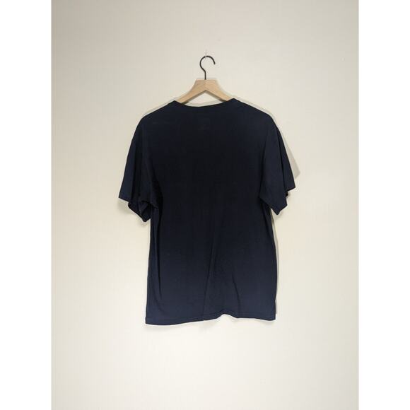 Denver Broncos Logo NFL TEAM APPAREL Mens T-shirt L Large Shirt Blue - Picture 2 of 6